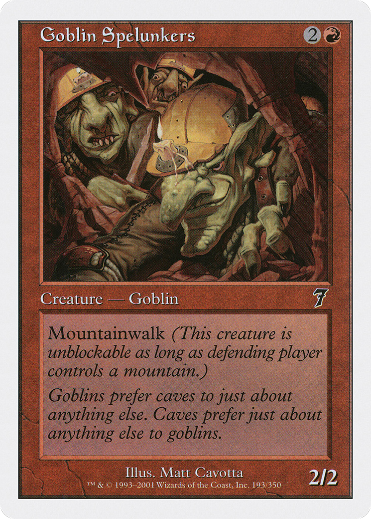 {C} Goblin Spelunkers [Seventh Edition][7ED 193]