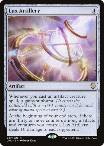 {R} Lux Artillery [Phyrexia: All Will Be One Commander][ONC 027]