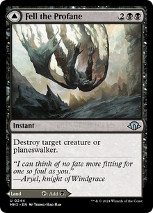 {C} Fell the Profane // Fell Mire [Modern Horizons 3][MH3 244]