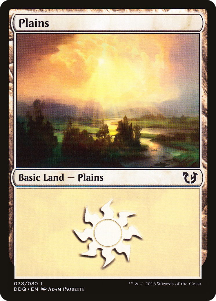 {B}[DDQ 038] Plains (38) [Duel Decks: Blessed vs. Cursed]