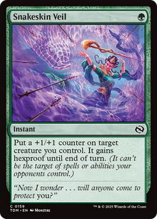 {@C} Snakeskin Veil [Tarkir: Dragonstorm][TDM 159]