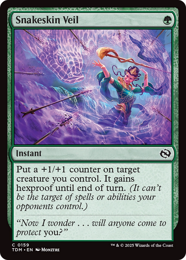 {@C} Snakeskin Veil [Tarkir: Dragonstorm][TDM 159]
