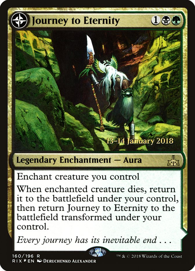 {R} Journey to Eternity // Atzal, Cave of Eternity [Rivals of Ixalan Prerelease Promos][PR RIX 160]