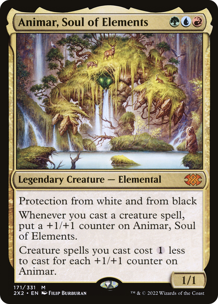 {R} Animar, Soul of Elements [Double Masters 2022][2X2 171] - Misty Mountain Games