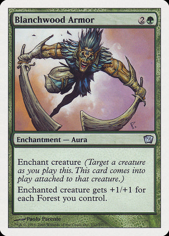 {C} Blanchwood Armor [Ninth Edition][9ED 232]