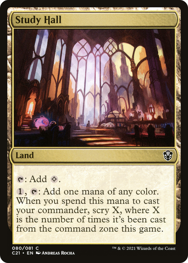 {C} Study Hall [Commander 2021][C21 080]