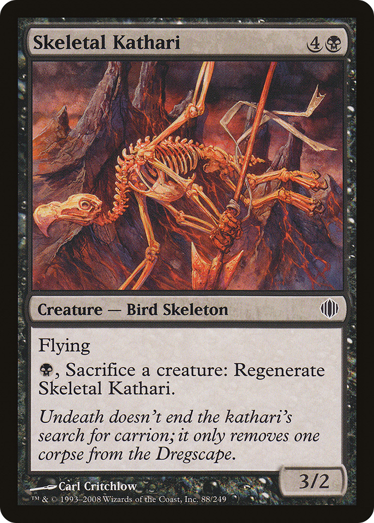 {C} Skeletal Kathari [Shards of Alara][ALA 088]