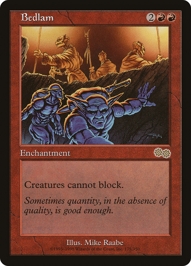 {R} Bedlam [Urza's Saga][USG 175]