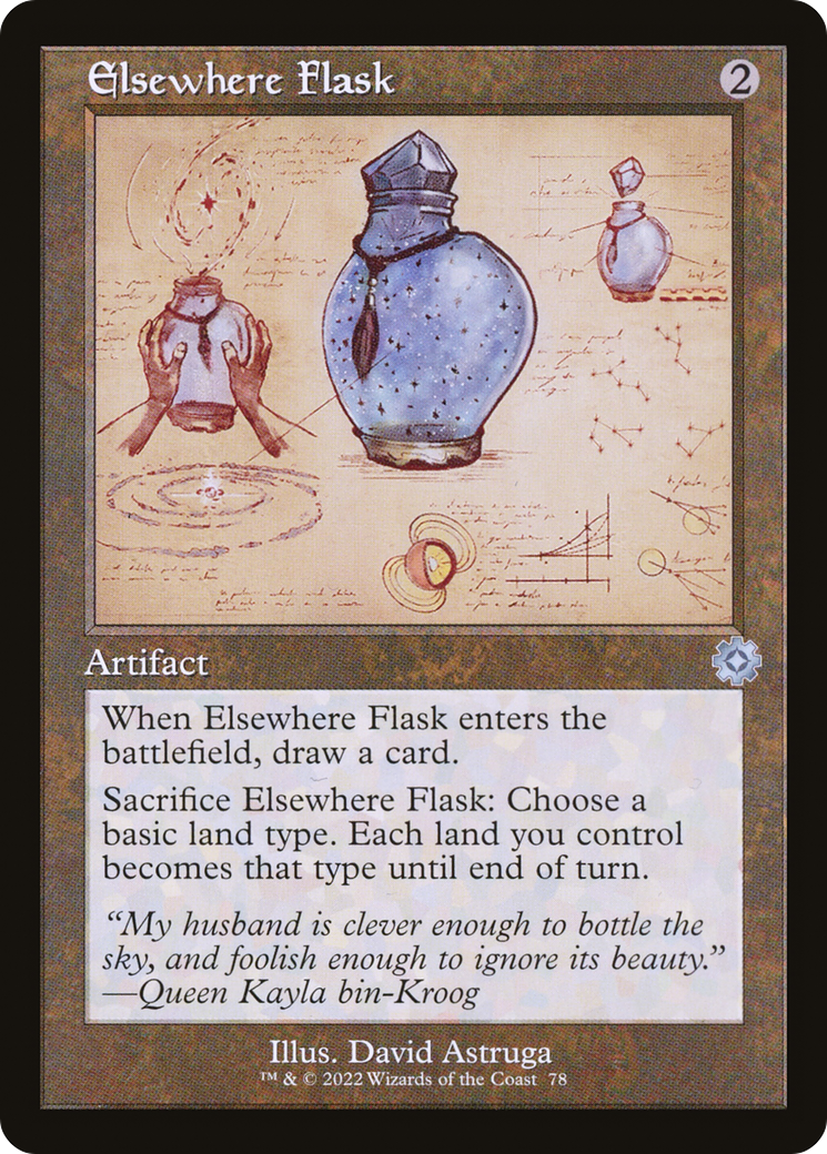 {C} Elsewhere Flask (Retro Schematic) [The Brothers' War Retro Artifacts][BRR 078]