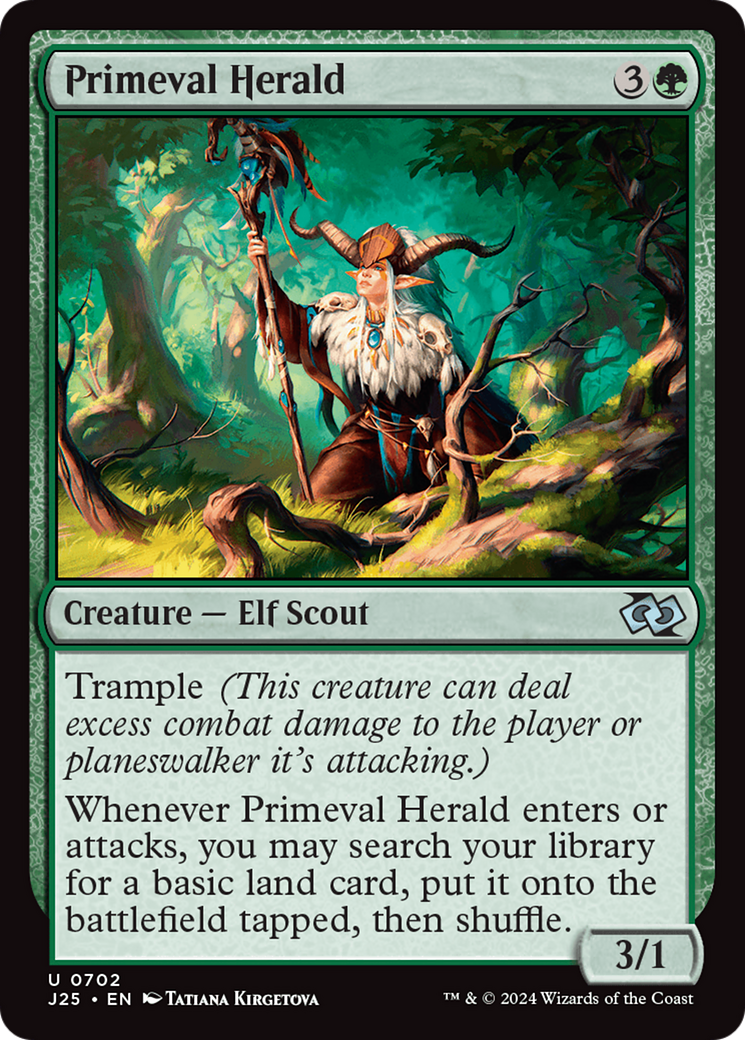{C} Primeval Herald [Foundations Jumpstart][J25 702]