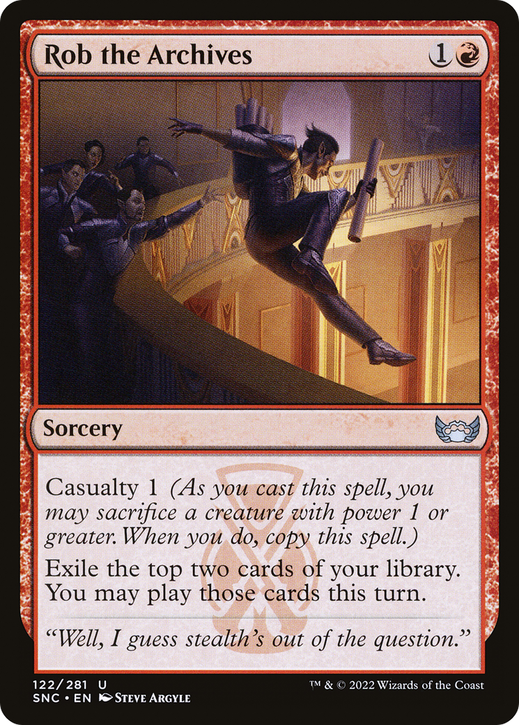 {C} Rob the Archives [Streets of New Capenna][SNC 122]