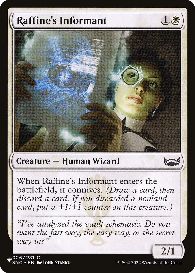 Raffine's Informant [LIST 026/281]