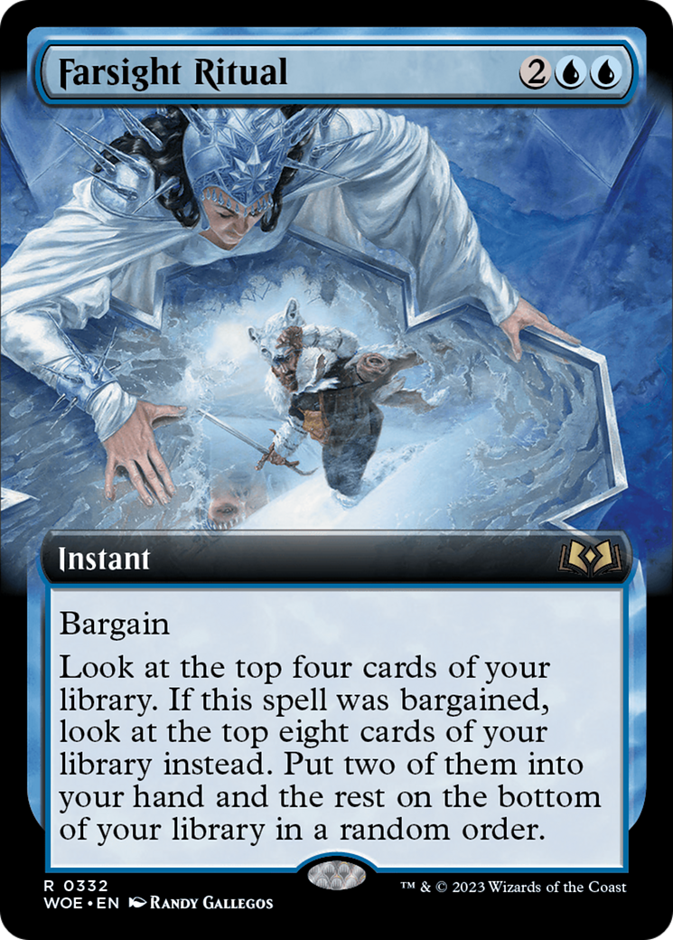 {@R} Farsight Ritual (Extended Art) [Wilds of Eldraine][WOE 332]