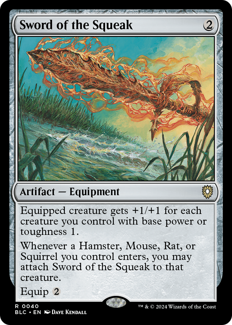 {R} Sword of the Squeak [Bloomburrow Commander][BLC 040]