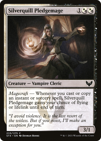 {C} Silverquill Pledgemage [Strixhaven: School of Mages][STX 233]