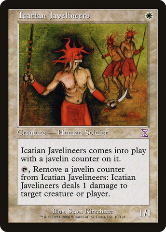 {R} Icatian Javelineers [Time Spiral Timeshifted][TSB 010]