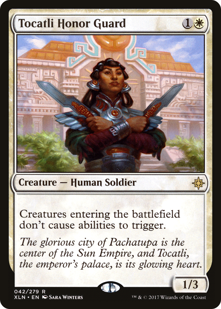 {R} Tocatli Honor Guard [Ixalan][XLN 042]