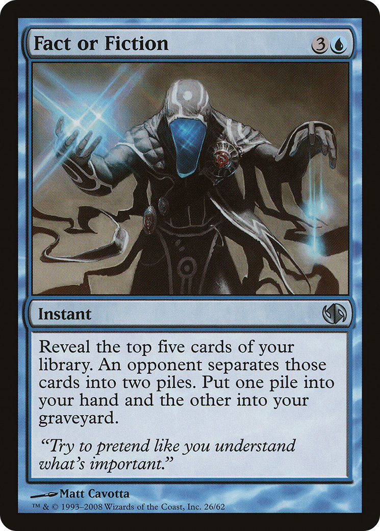 {C} Fact or Fiction [Duel Decks: Jace vs. Chandra][DDB 026]
