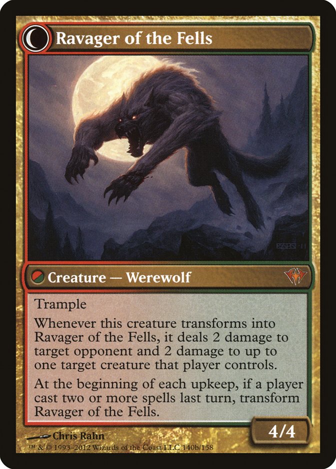 {R} Huntmaster of the Fells // Ravager of the Fells [Dark Ascension][DKA 140]
