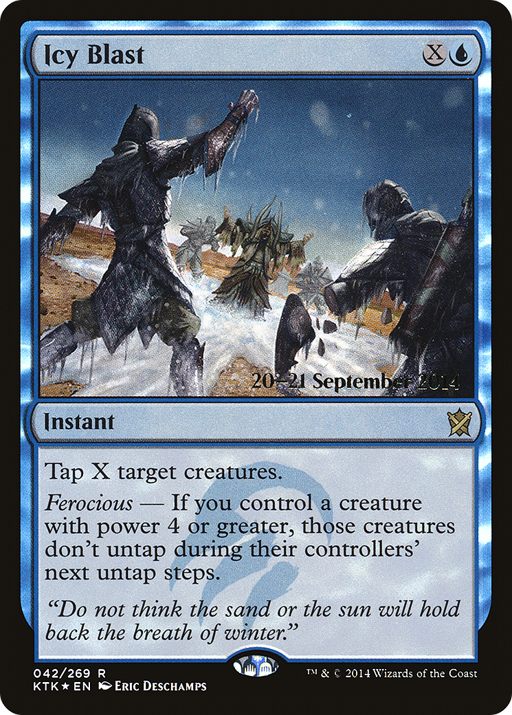 {R} Icy Blast [Khans of Tarkir Prerelease Promos][PR KTK 042]
