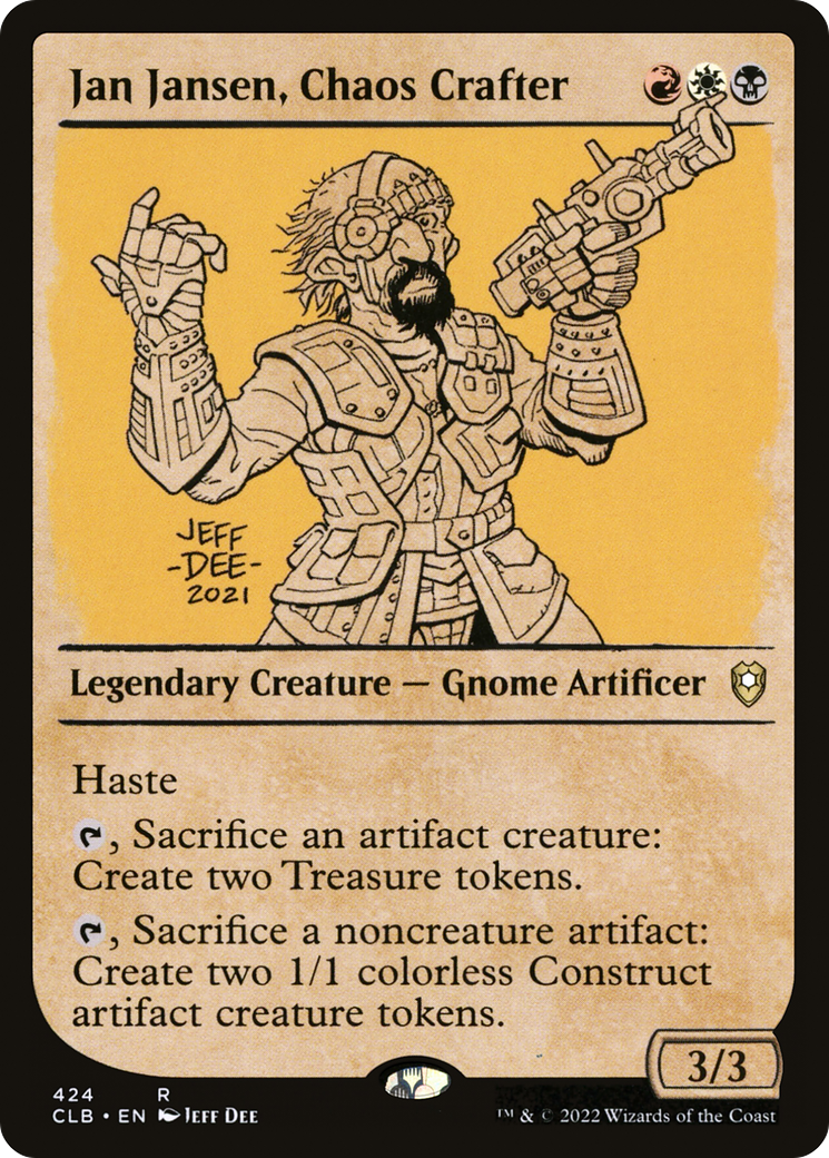 {R} Jan Jansen, Chaos Crafter (Showcase) [Commander Legends: Battle for Baldur's Gate][CLB 424]