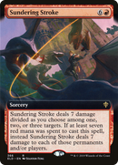 {R} Sundering Stroke (Extended Art) [Throne of Eldraine][ELD 366]
