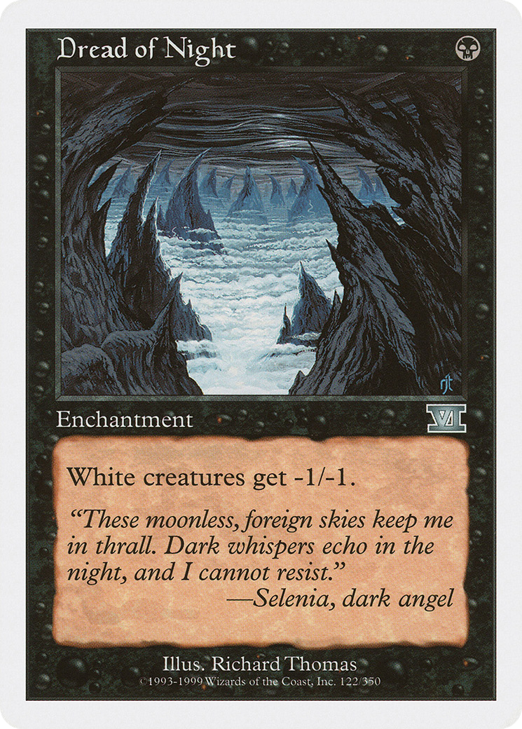 {C} Dread of Night [Classic Sixth Edition][6ED 122]