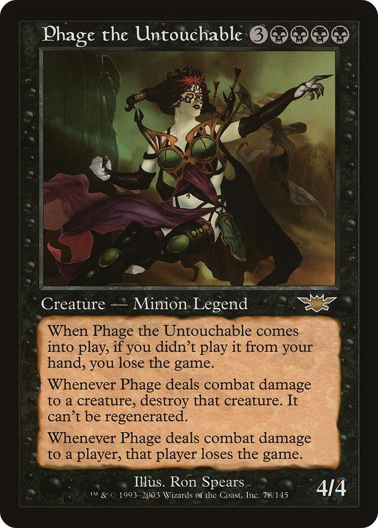 {R} Phage the Untouchable [Legions][LGN 078]