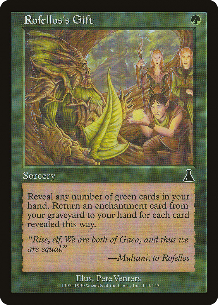 {C} Rofellos's Gift [Urza's Destiny][UDS 119]