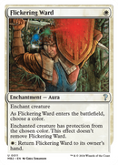 {C} Flickering Ward (White Border) [Mystery Booster 2][MB2 011]