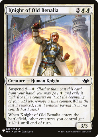 {C} Knight of Old Benalia [Mystery Booster][LS MH1 017]