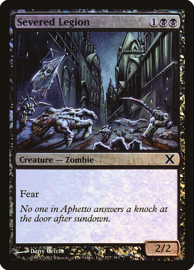 {C} Severed Legion (Premium Foil) [Tenth Edition][FP 10E 177]