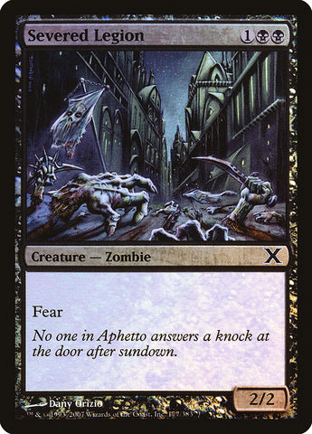 {C} Severed Legion (Premium Foil) [Tenth Edition][FP 10E 177]