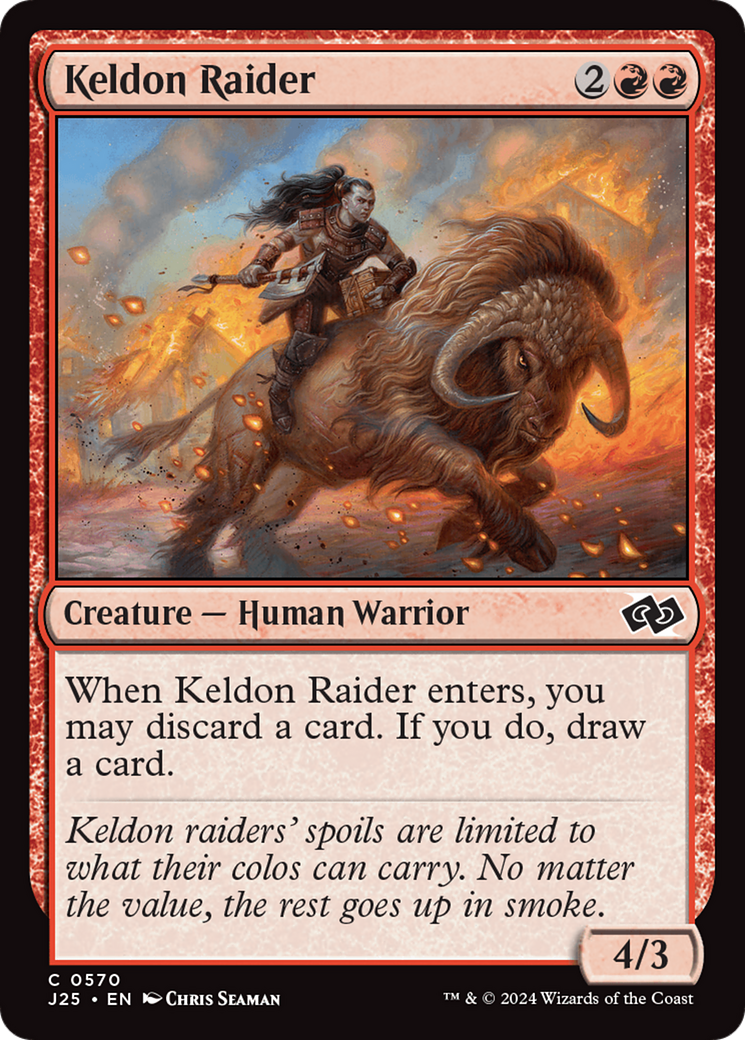 {C} Keldon Raider [Foundations Jumpstart][J25 570]