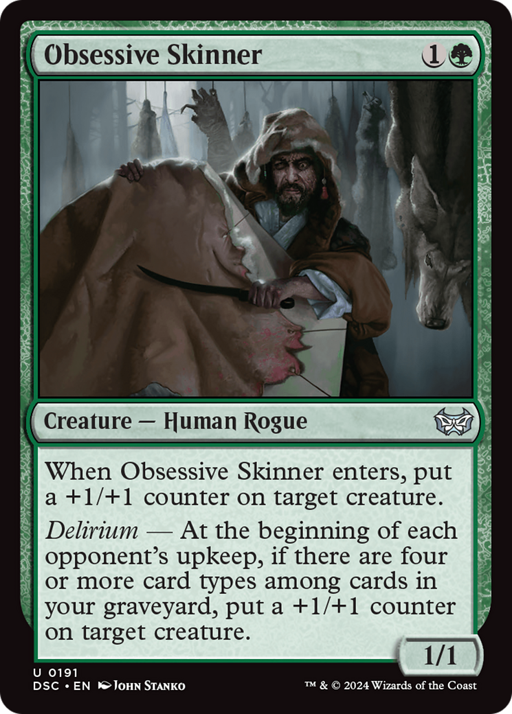 {C} Obsessive Skinner [Duskmourn: House of Horror Commander][DSC 191]