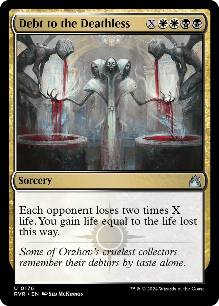 {C} Debt to the Deathless [Ravnica Remastered][RVR 176]