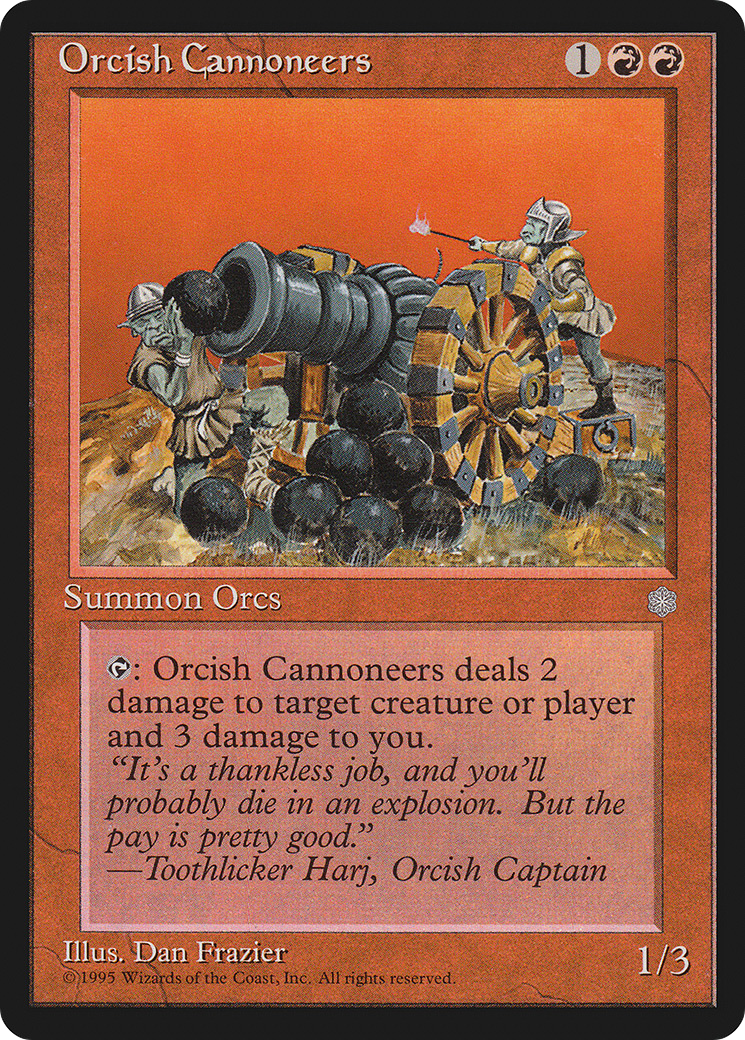 {C} Orcish Cannoneers [Ice Age][ICE 205]