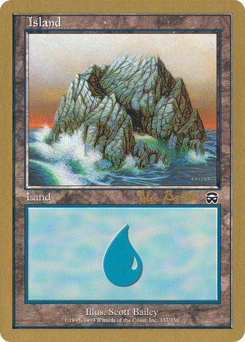 {B}[GB WC01 AB337A] Island (ab337a) (Alex Borteh) [World Championship Decks 2001]