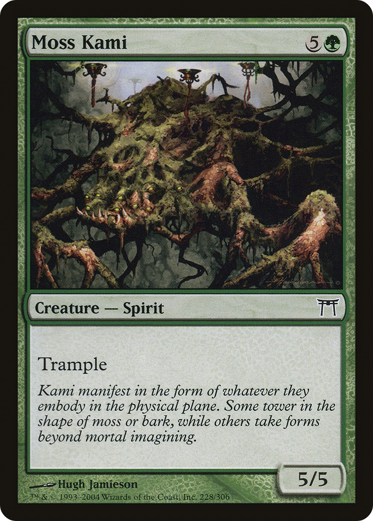 {C} Moss Kami [Champions of Kamigawa][CHK 228]