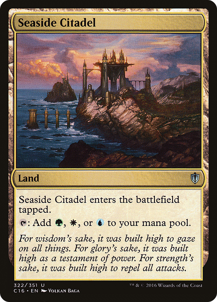 {C} Seaside Citadel [Commander 2016][C16 322]