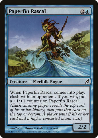 {C} Paperfin Rascal [Lorwyn][LRW 077]