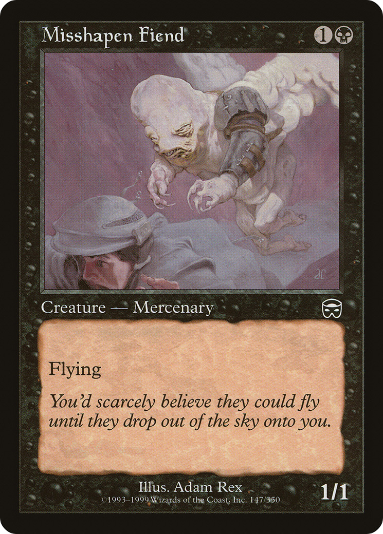 {C} Misshapen Fiend [Mercadian Masques][MMQ 147]