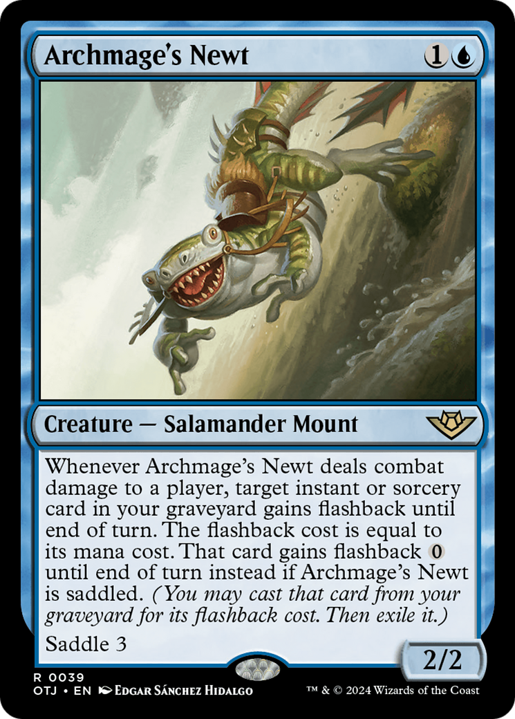 {@R} Archmage's Newt [Outlaws of Thunder Junction][OTJ 039]
