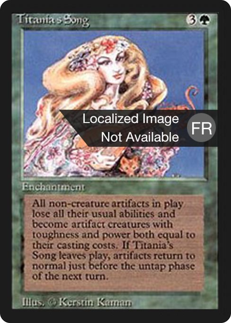 {F} Titania's Song [Foreign Black Border][FBB 3ED 220]