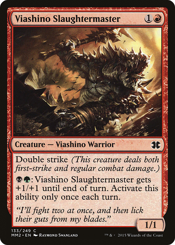 {C} Viashino Slaughtermaster [Modern Masters 2015][MM2 133]