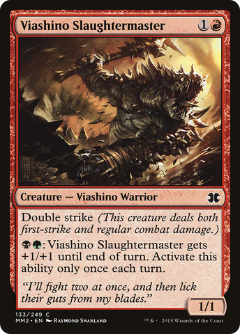 {C} Viashino Slaughtermaster [Modern Masters 2015][MM2 133]