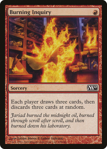 {C} Burning Inquiry [Magic 2010][M10 128]