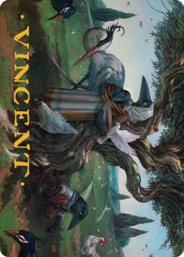 {A} Kindred Discovery Art Card (Gold-Stamped Signature) [Commander Legends: Battle for Baldur's Gate Art Series][GS ACLB 029]