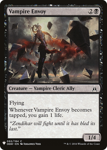 {C} Vampire Envoy [Mystery Booster][LS OGW 092]