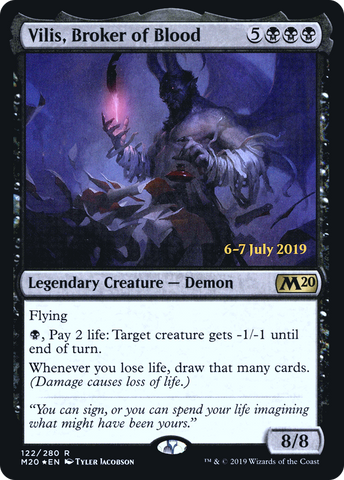 {R} Vilis, Broker of Blood [Core Set 2020 Prerelease Promos][PR M20 122]
